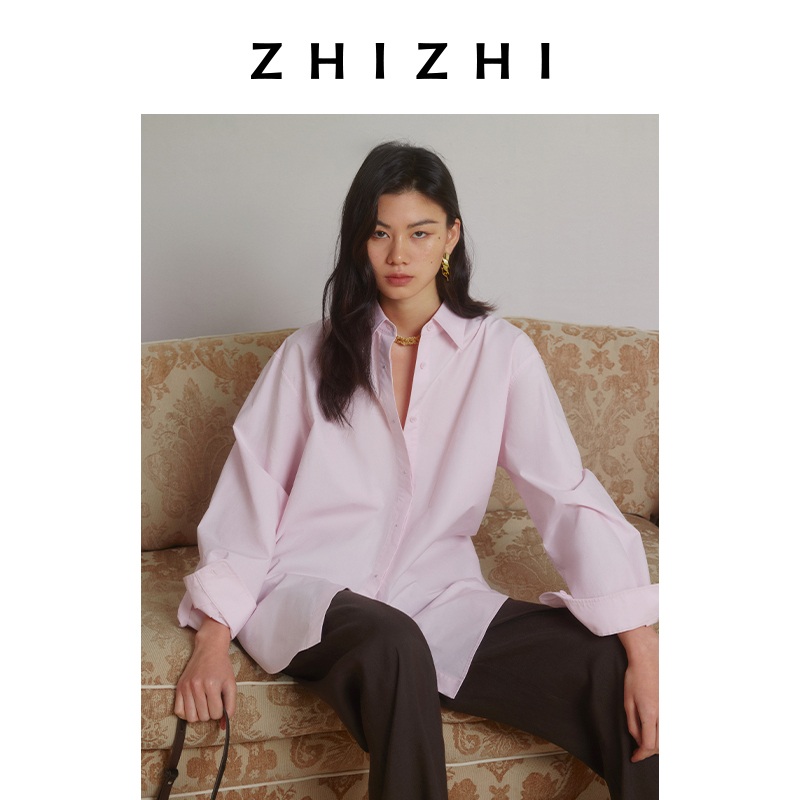 【橱窗】读书引 欧若风经典衬衫女25春新柔软亲肤透气ZZ2ESWCZ009