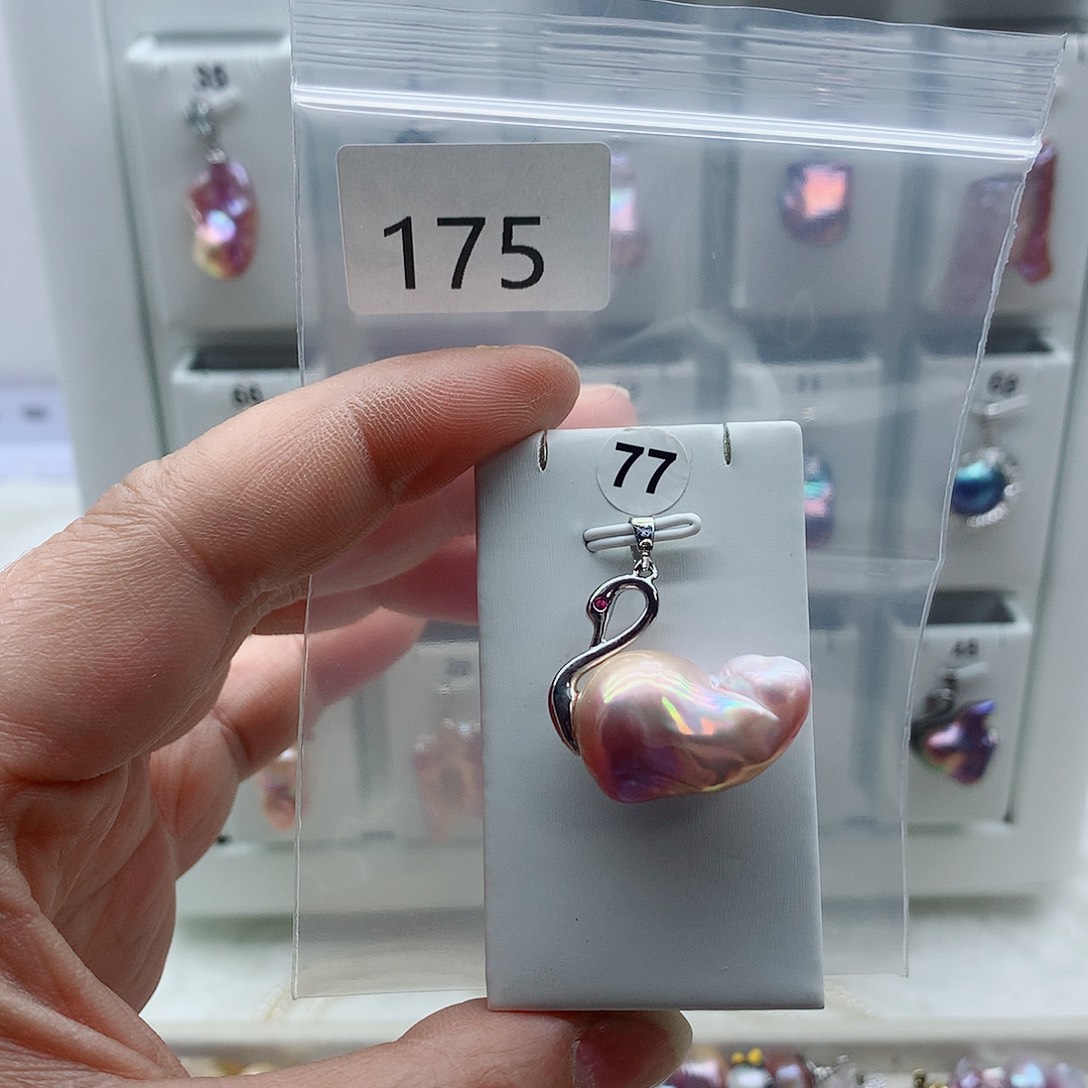 吊坠(不含链)淡水珍珠合金