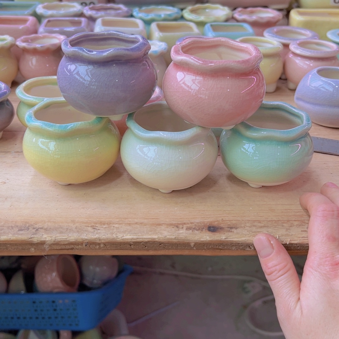 陶瓷花盆当场凑满12包邮