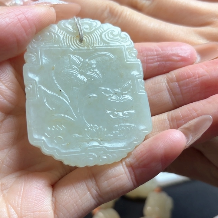 和田玉挂件未镶嵌平***!