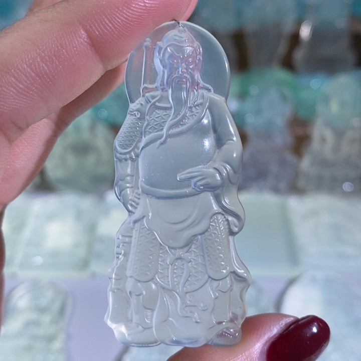 岫玉颈饰未镶嵌吊坠