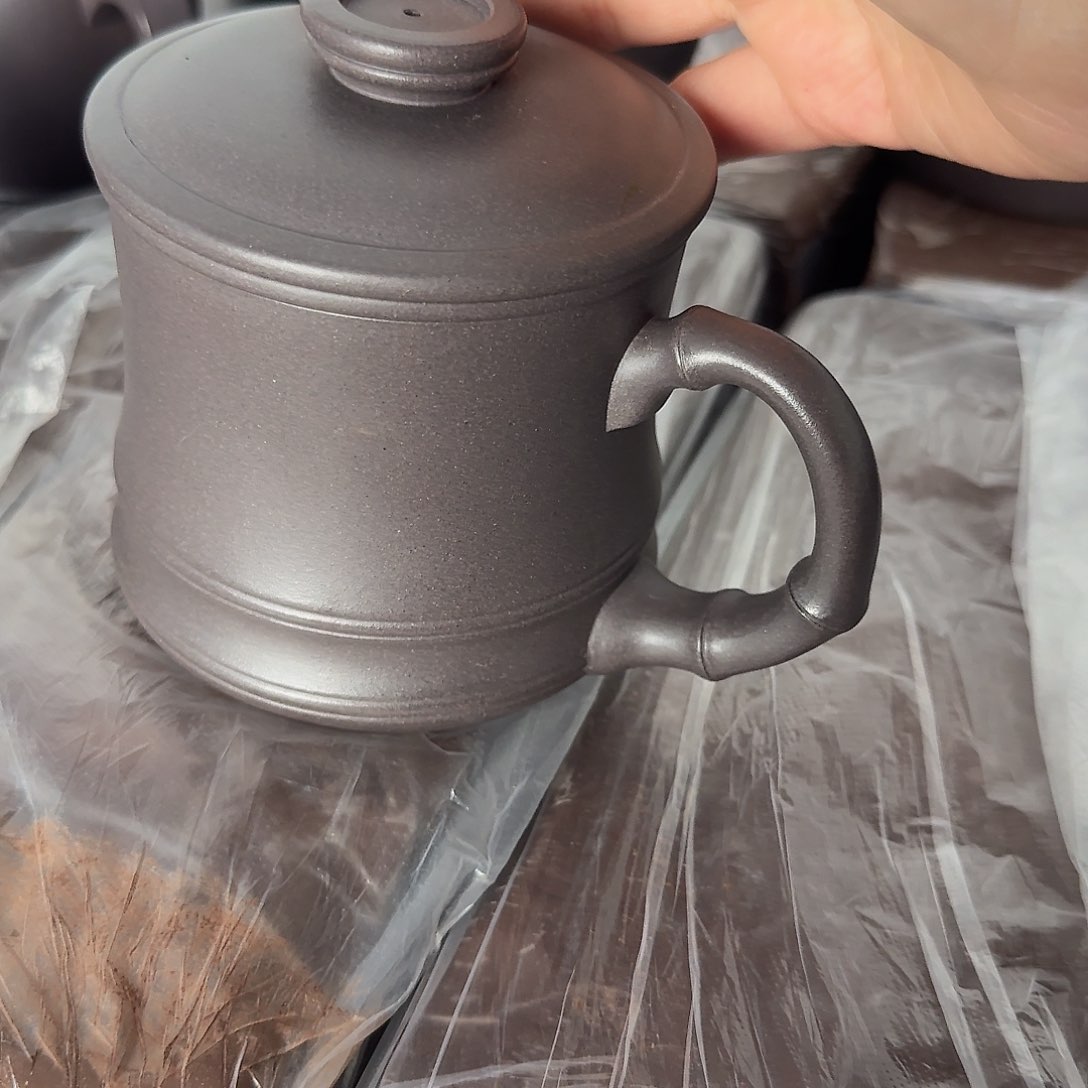 紫砂茶壶黄龙山原矿天青360