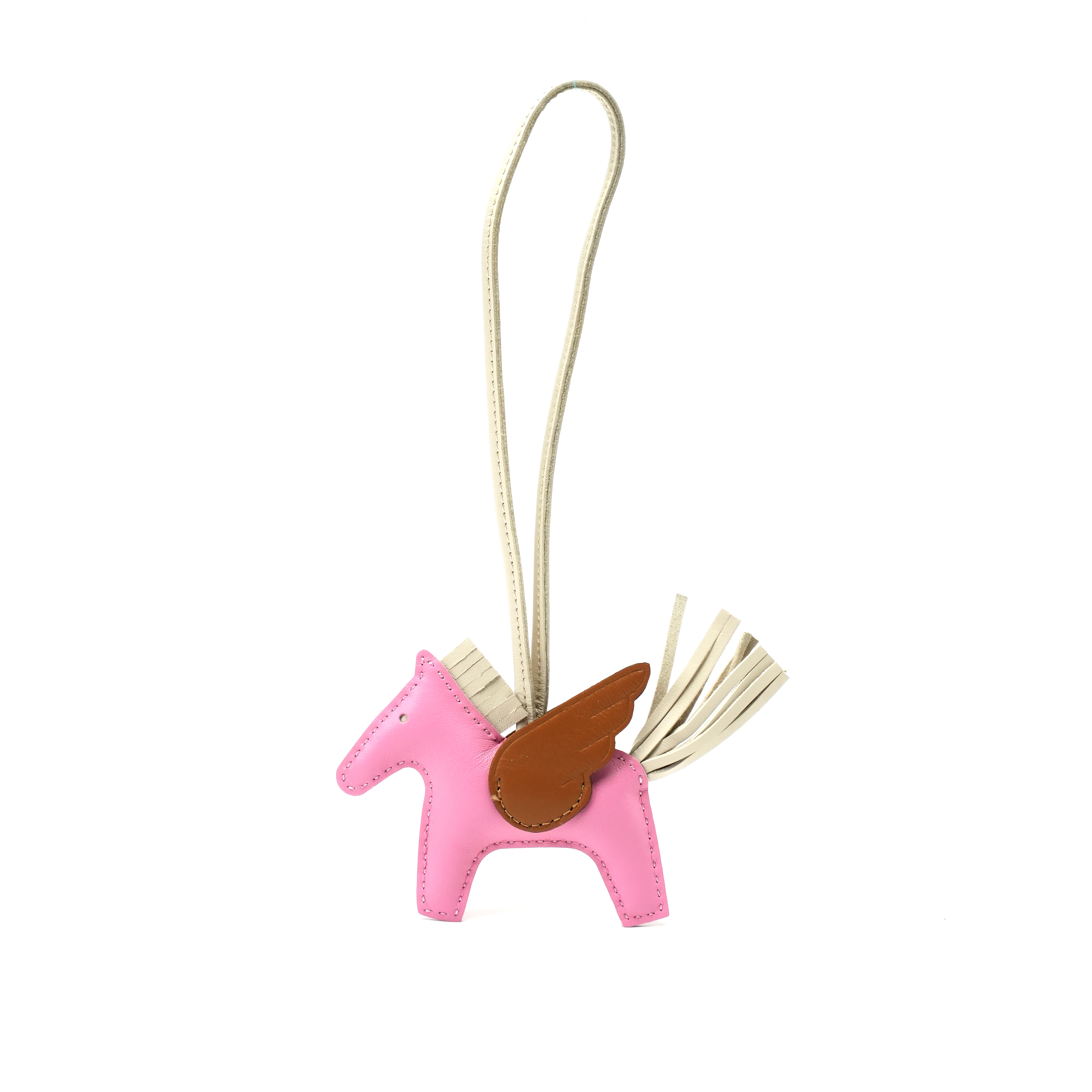 名伦世家包包挂件真皮小飞马挂饰高级百搭时尚