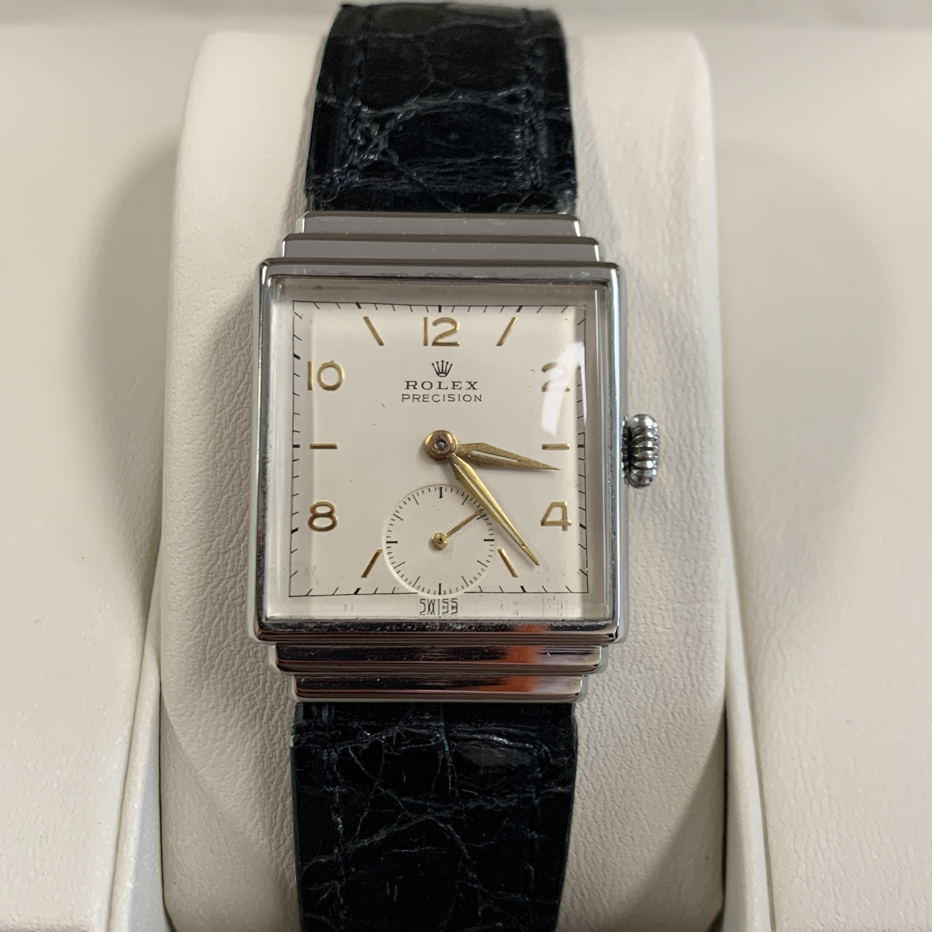 99新 Rolex/劳力士 大颂名品/金针复古/25.5*33.5/收藏款白金表扣