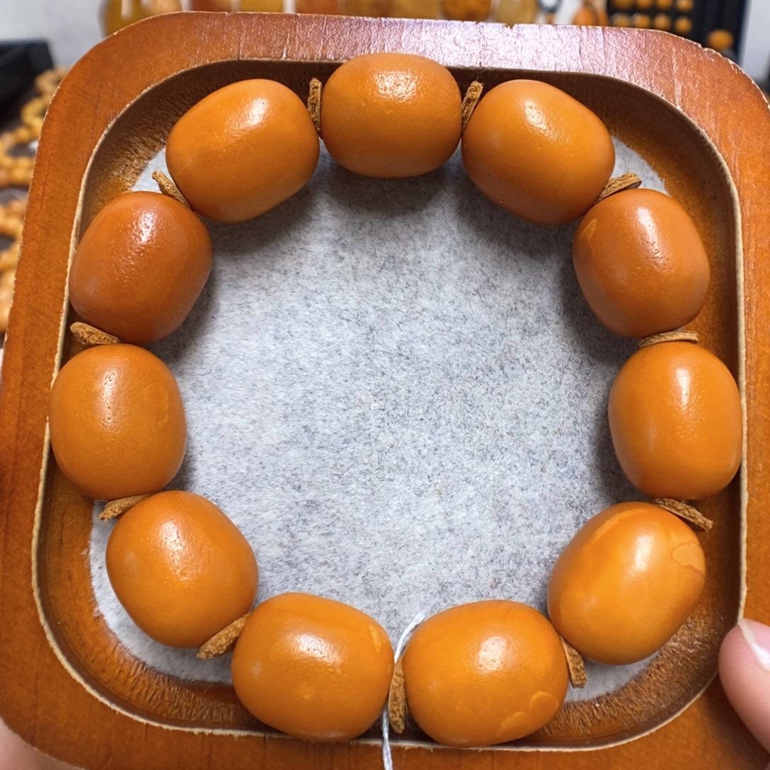 蜜蜡手串未镶嵌蜜蜡手串