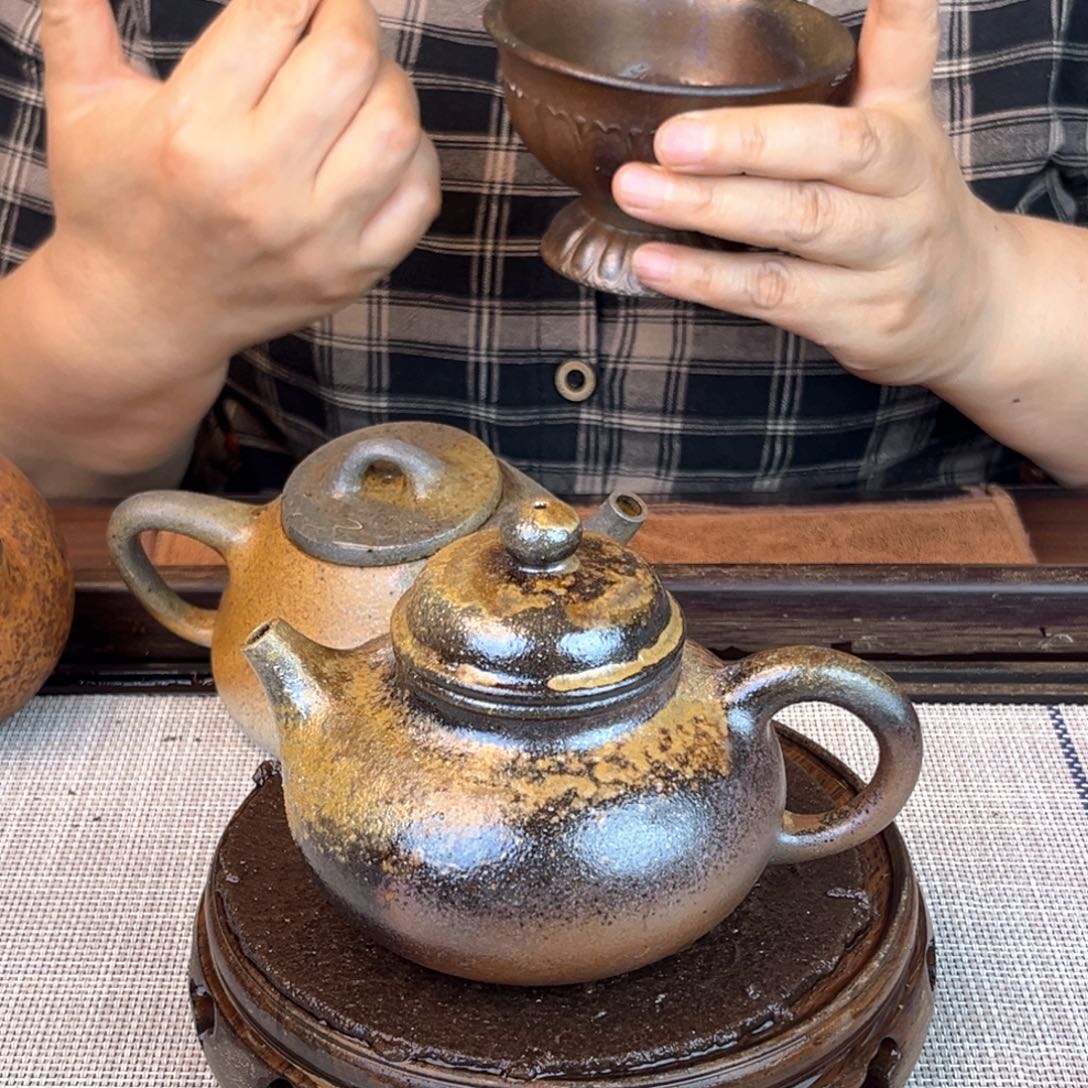 茶壶紫砂宜兴紫砂底槽清柴烧180c c