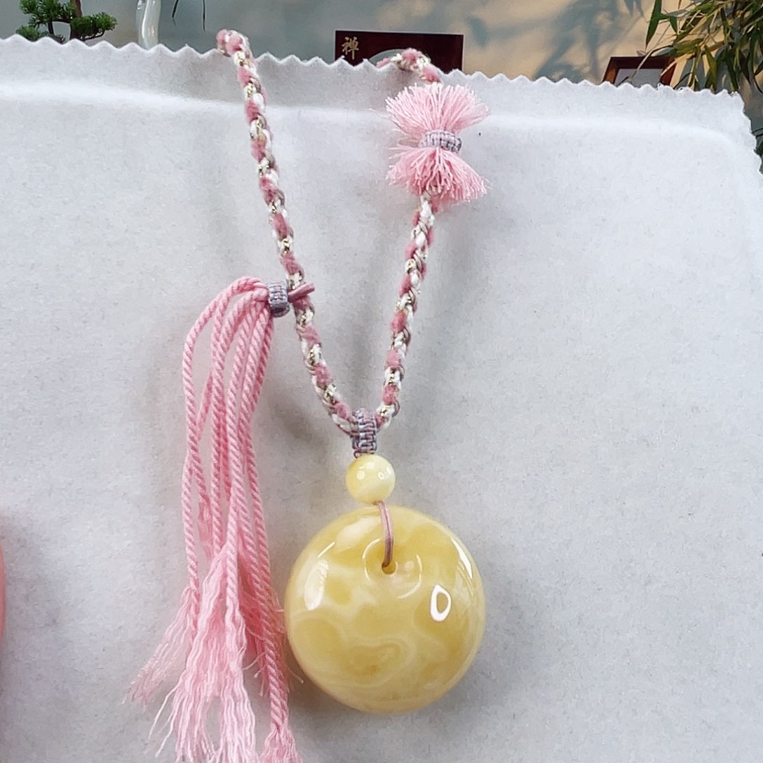 蜜蜡颈饰未镶嵌蜜蜡