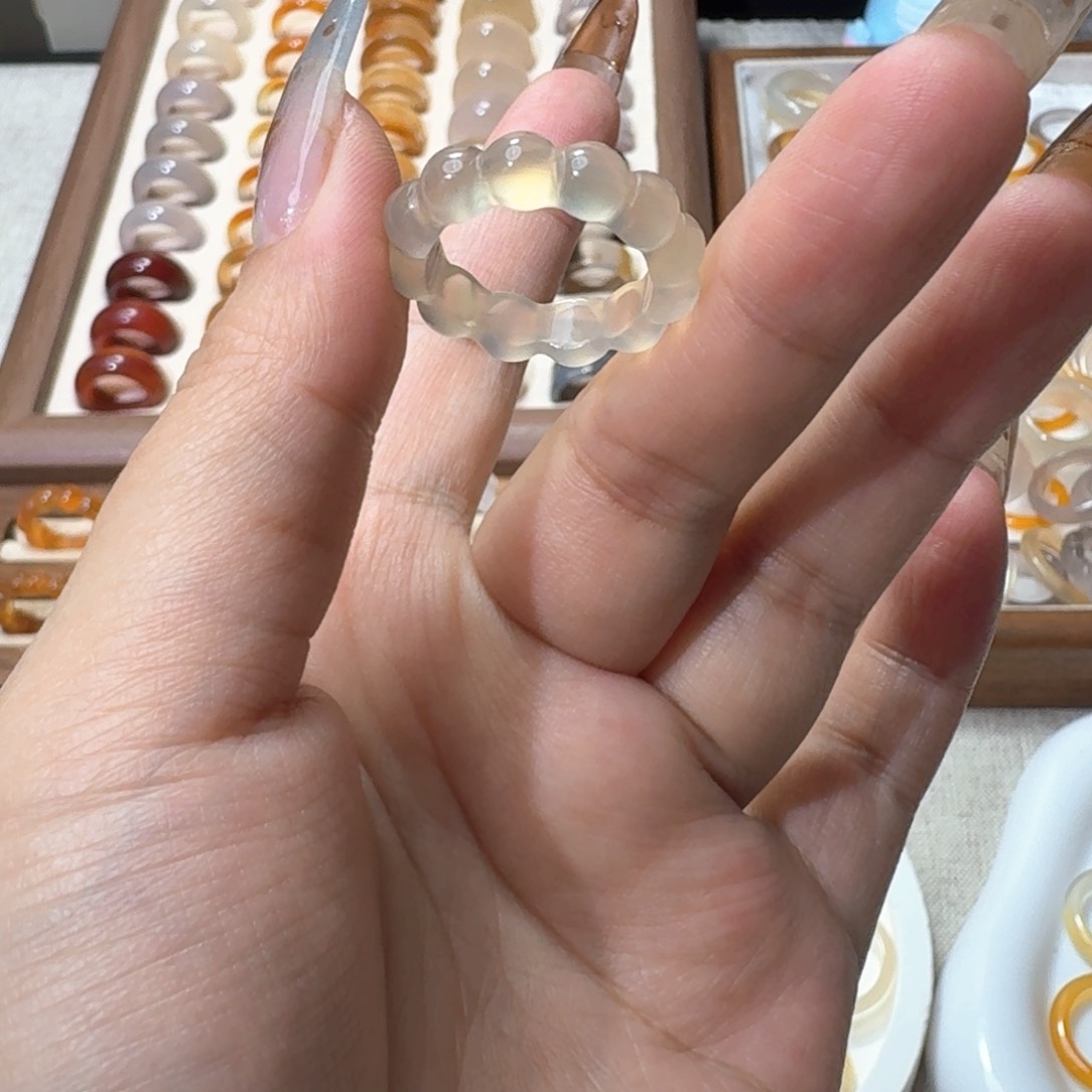 未镶嵌戒指玛瑙/玉髓521港17
