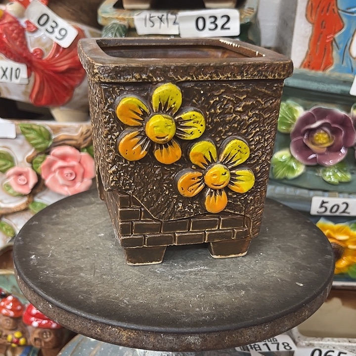 粗陶材质多肉花盆