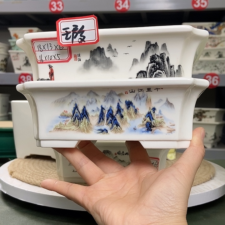 紫砂宜兴紫砂花盆