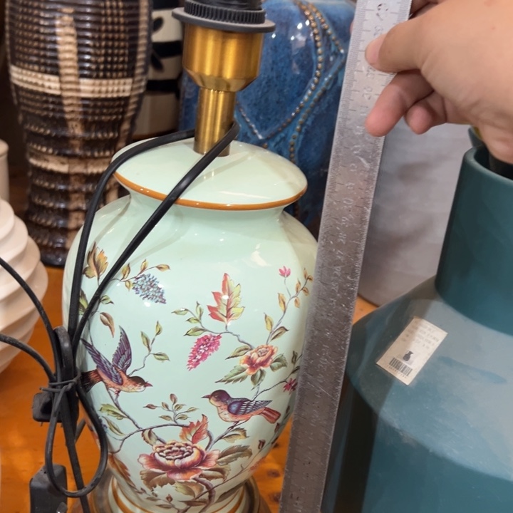 陶瓷花瓶摆件外贸出口微瑕捡漏高41宽17公分