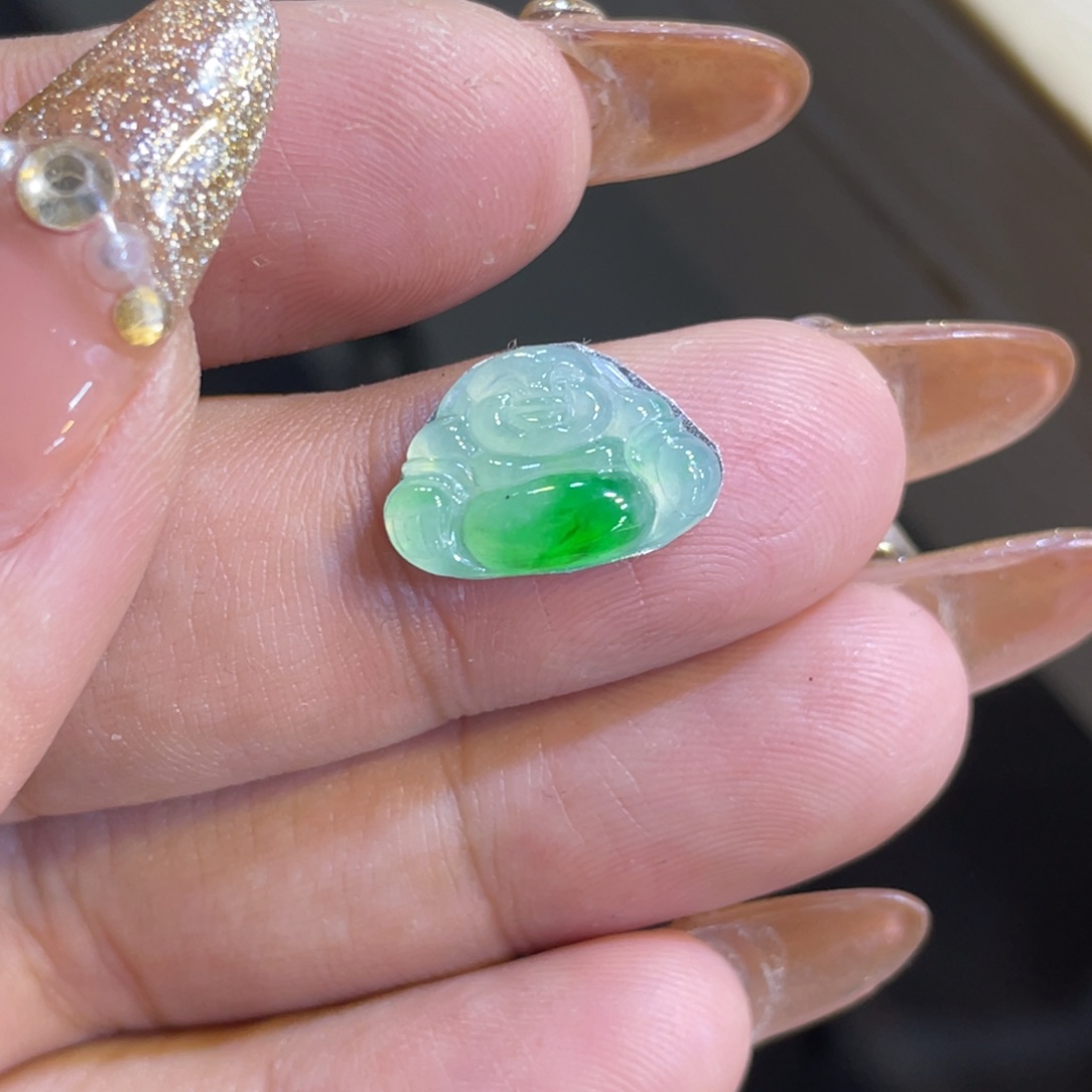 定制翡翠未镶嵌佛公