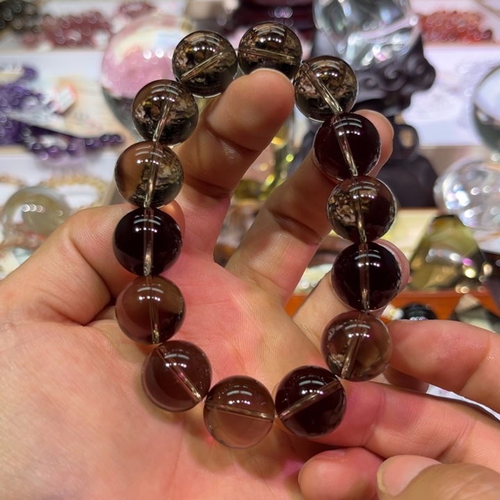 【闪购商品】水晶手链未镶嵌茶水晶