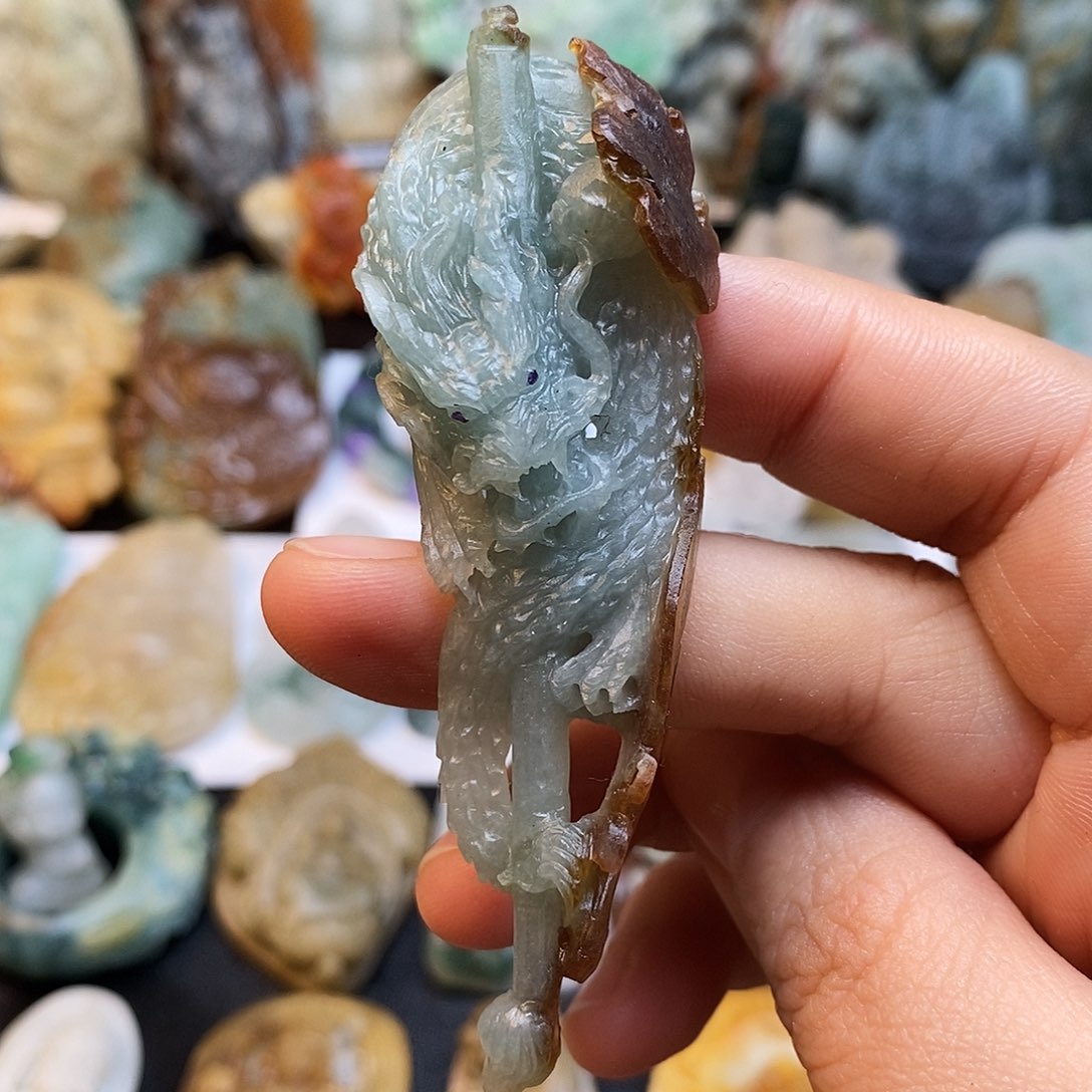 定制翡翠未镶嵌特色a货翡翠