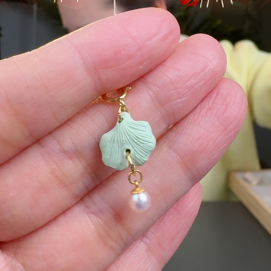 绿松石珠宝奇石18K金镶嵌