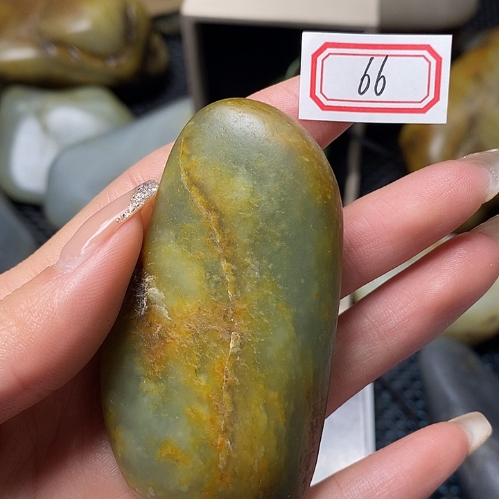 和田玉未镶嵌挂件66