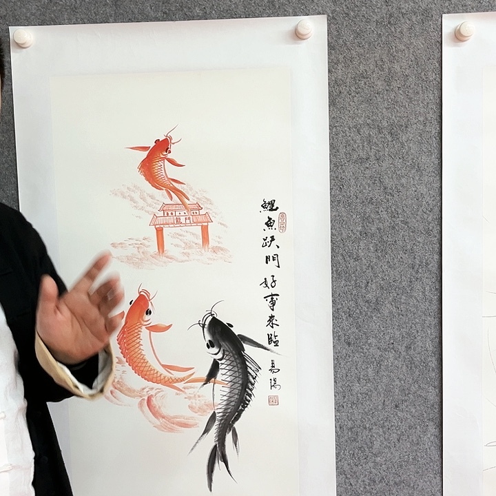 国画李老师绘画作品