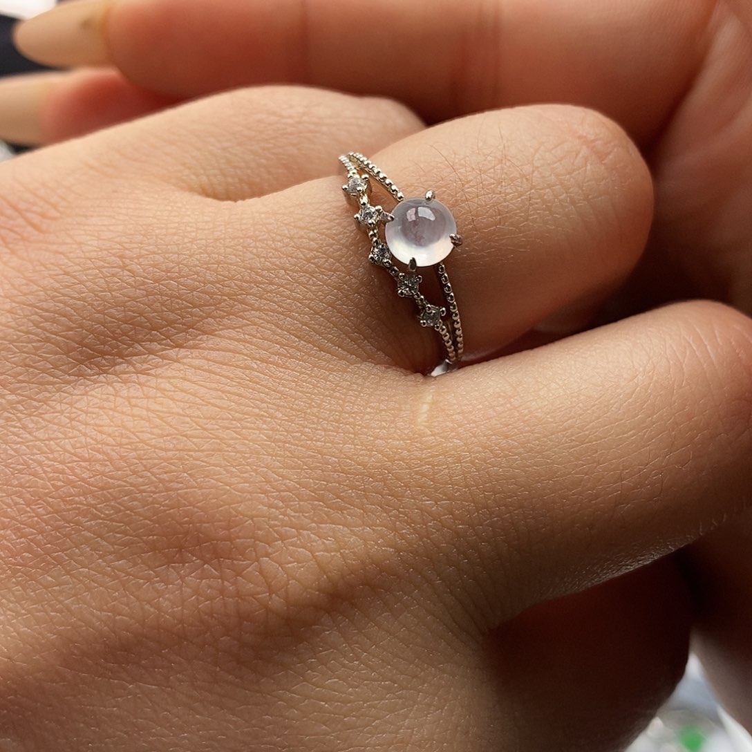 翡翠未镶嵌戒指翡翠