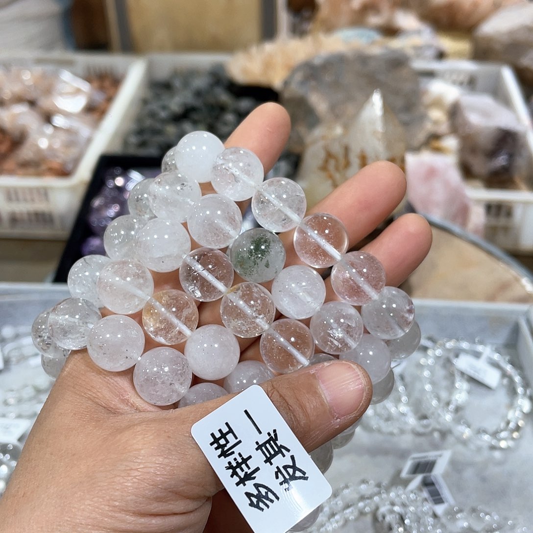 水晶手串14m m未镶嵌多样性发一条x x 232