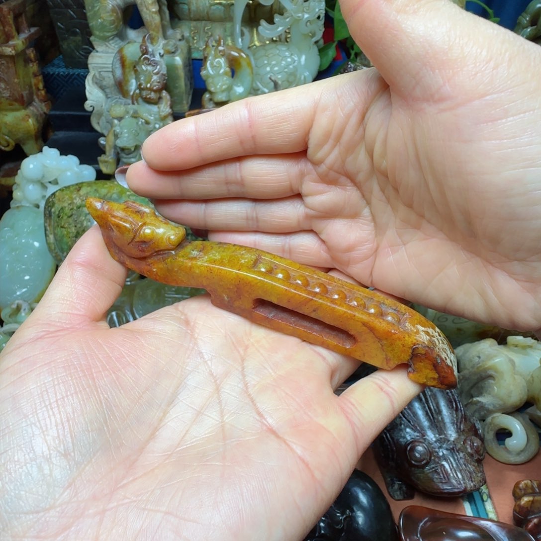 岫岩老玉（透闪石质玉）摆件未镶嵌