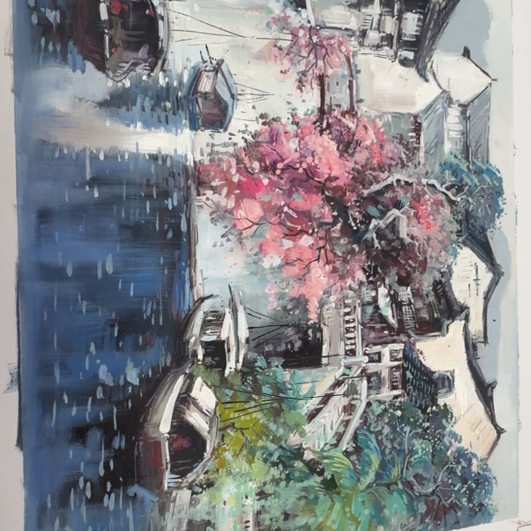 油画我的小伙伴都在等