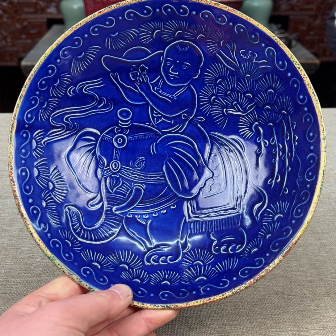 瓷片正能量陶瓷艺术品