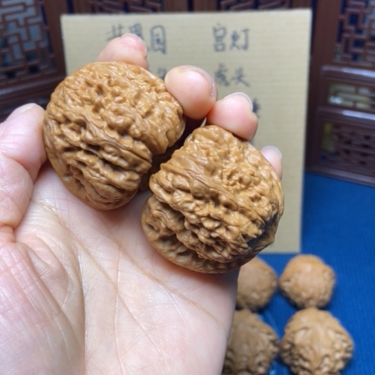 文玩核桃把件平谷凹底41