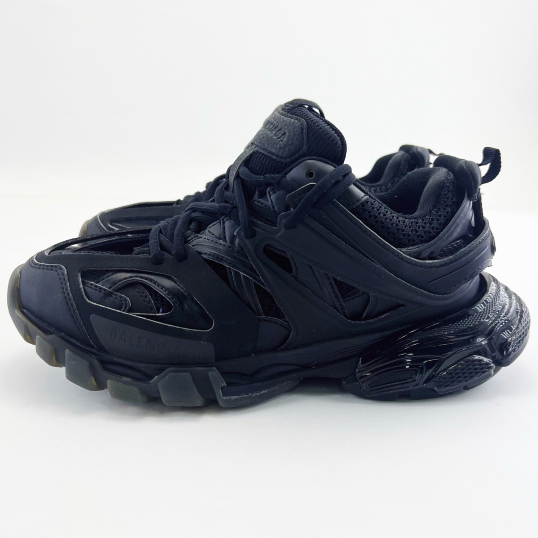 95新 Balenciaga/巴黎世家 39码 /黑色低帮系带老爹鞋/17727936