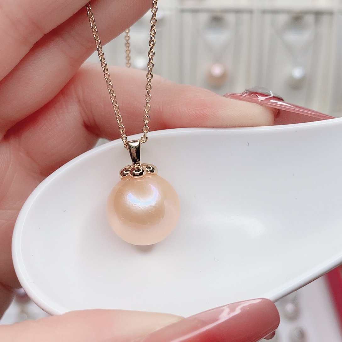 吊坠(赠链)淡水珍珠合金