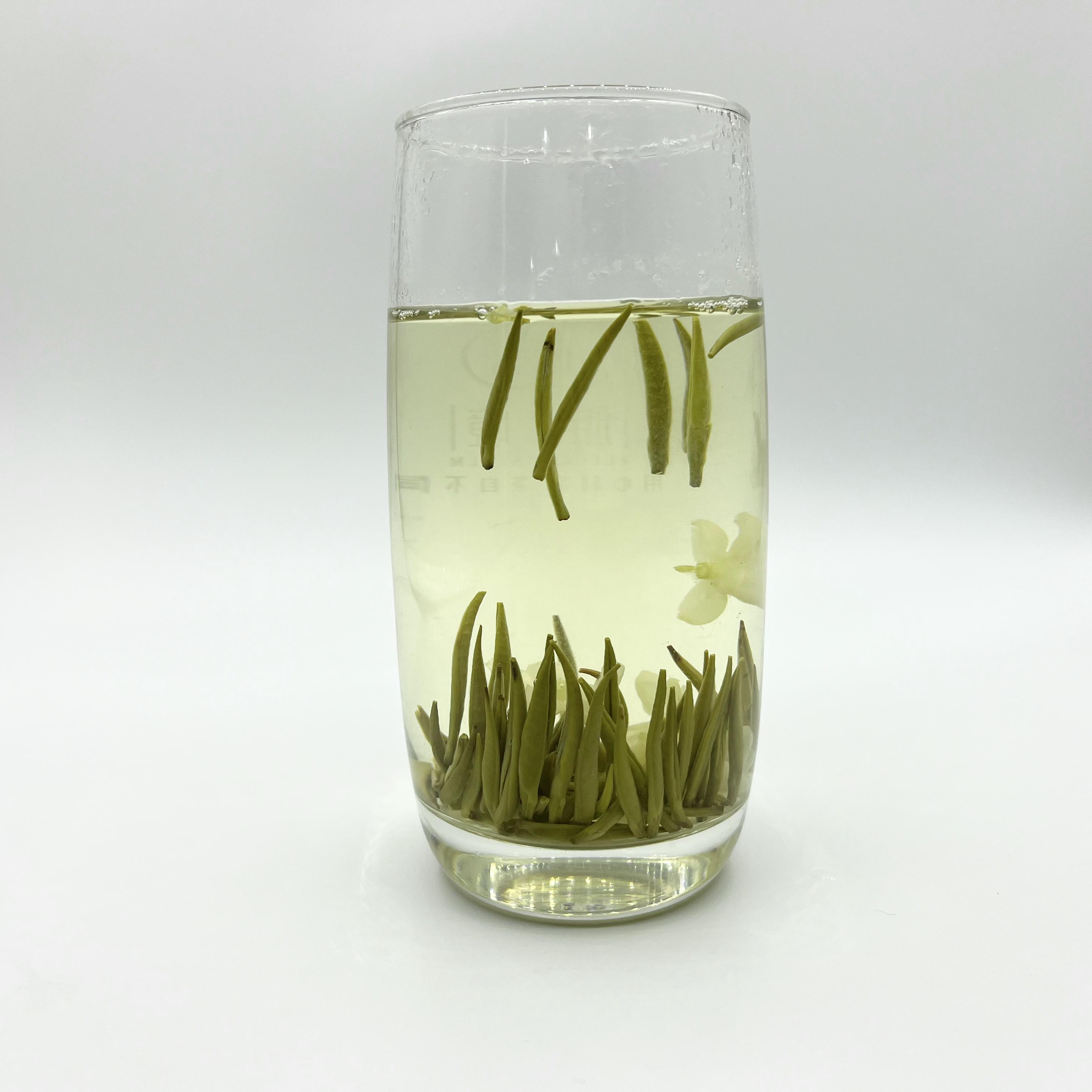 2025新4#四川雅安蒙顶高山产地直发云雾花茶全芽直飘雪银针茉莉茶