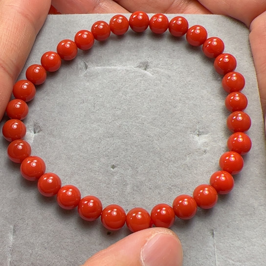 南红玛瑙手串未镶嵌
