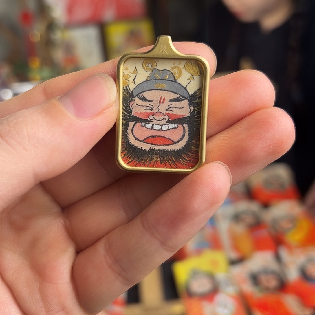 花***卷纯手绘钟馗文创画