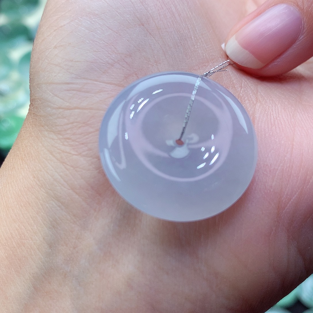 翡翠颈饰未镶嵌40尺寸24.7-6.1