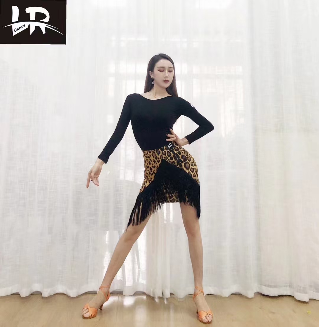 LR011拉丁流苏半裙断码福利全新未拆封