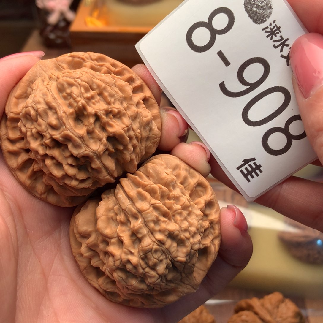 文玩核桃把件47官帽