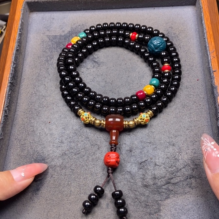 椰蒂吊坠菩提项链