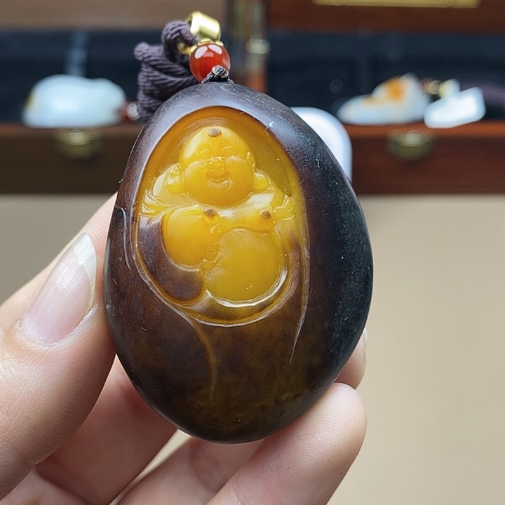 和田玉挂件未镶嵌F