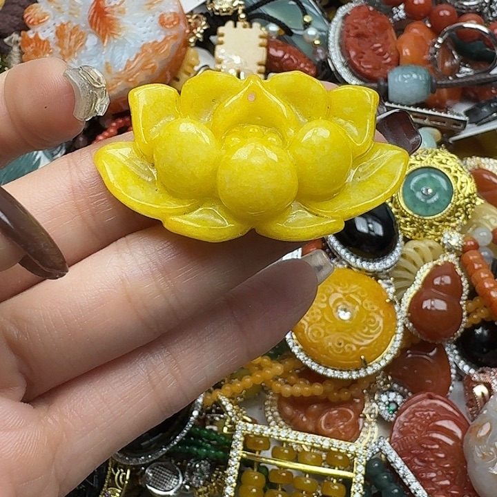 翡翠未镶嵌项链翡翠