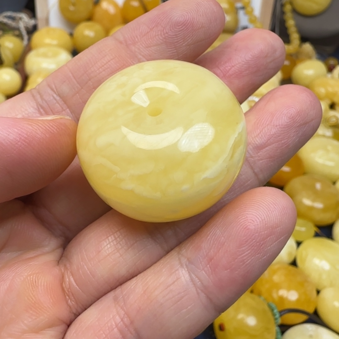 蜜蜡未镶嵌颈饰天然蜜蜡