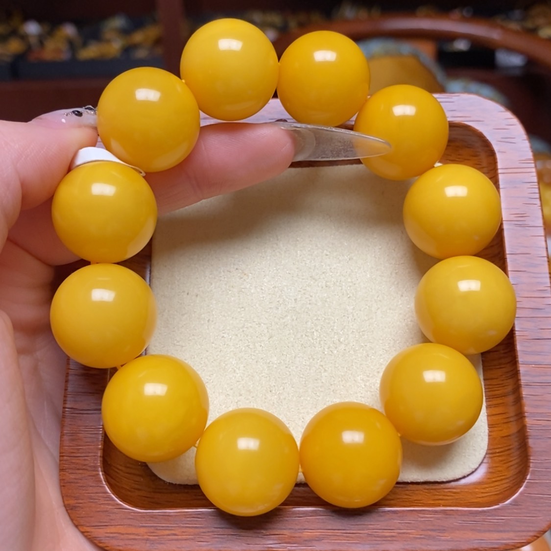 【闪购商品】蜜蜡手链未镶嵌手串