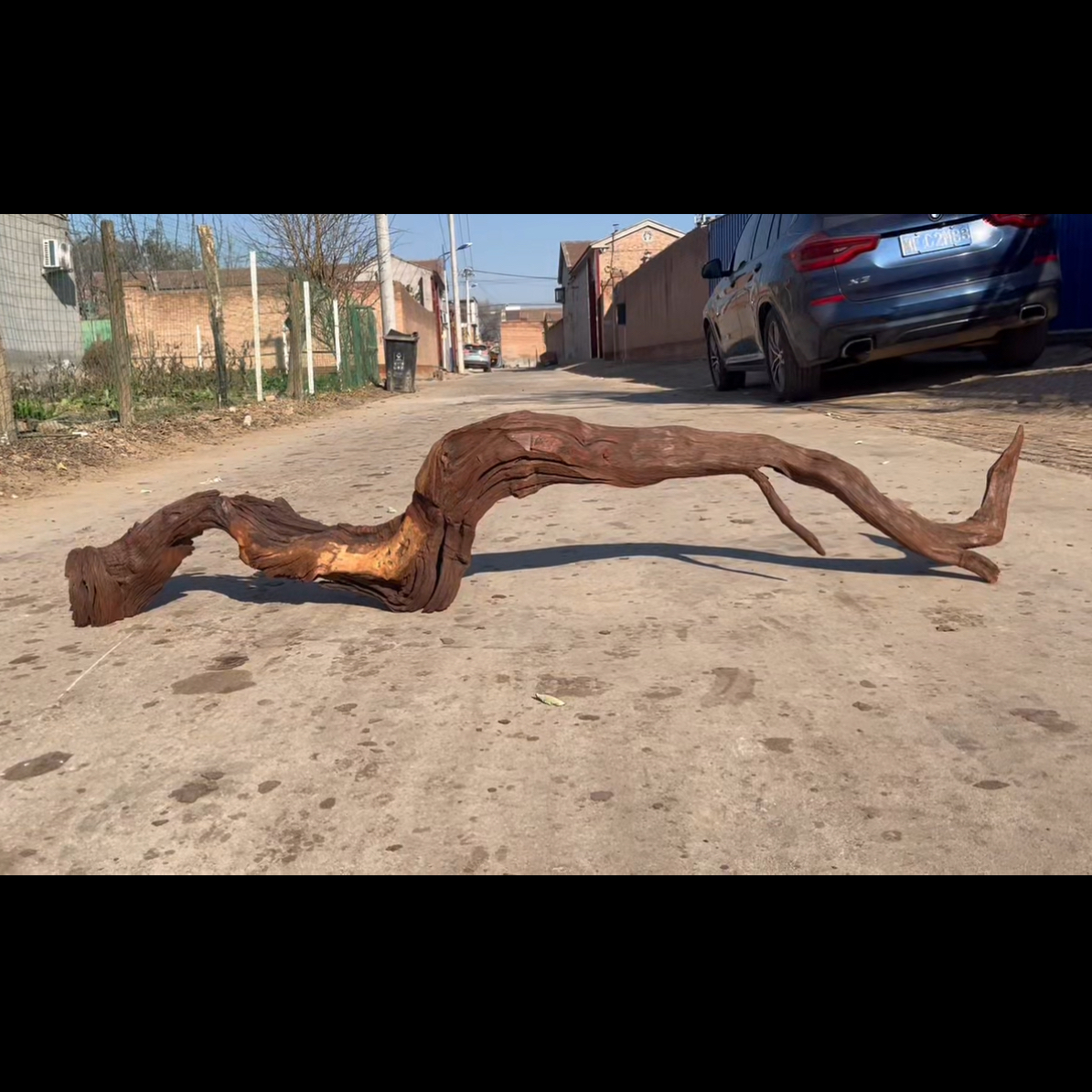 尺寸188×20×35 鱼缸造景沉木摆件，紫柚木，秒沉水，包煮，南美缸