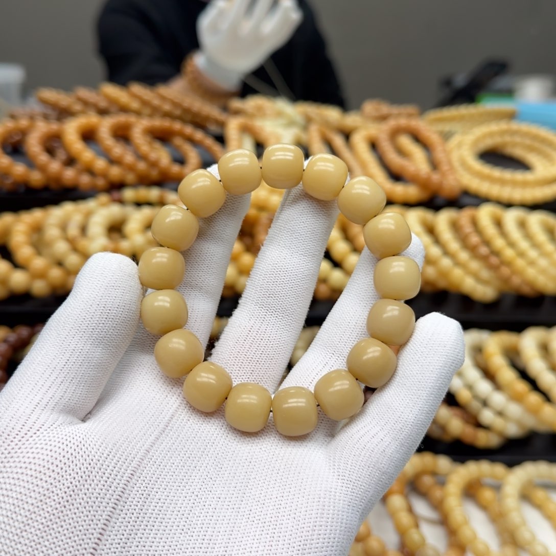 【闪购商品】菩提根/象牙果手串13×14 8-10年 微瑕