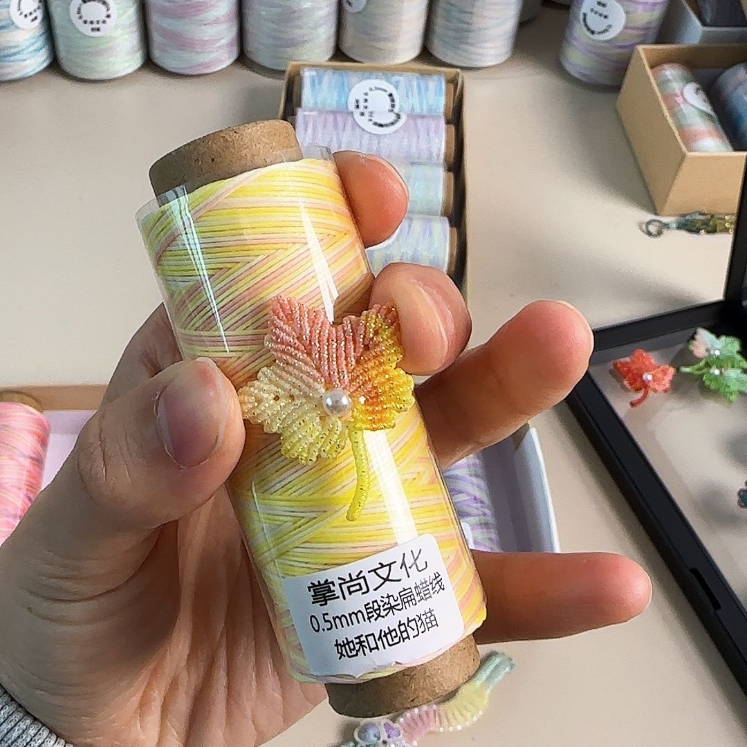 0.5段染扁蜡她和他的猫