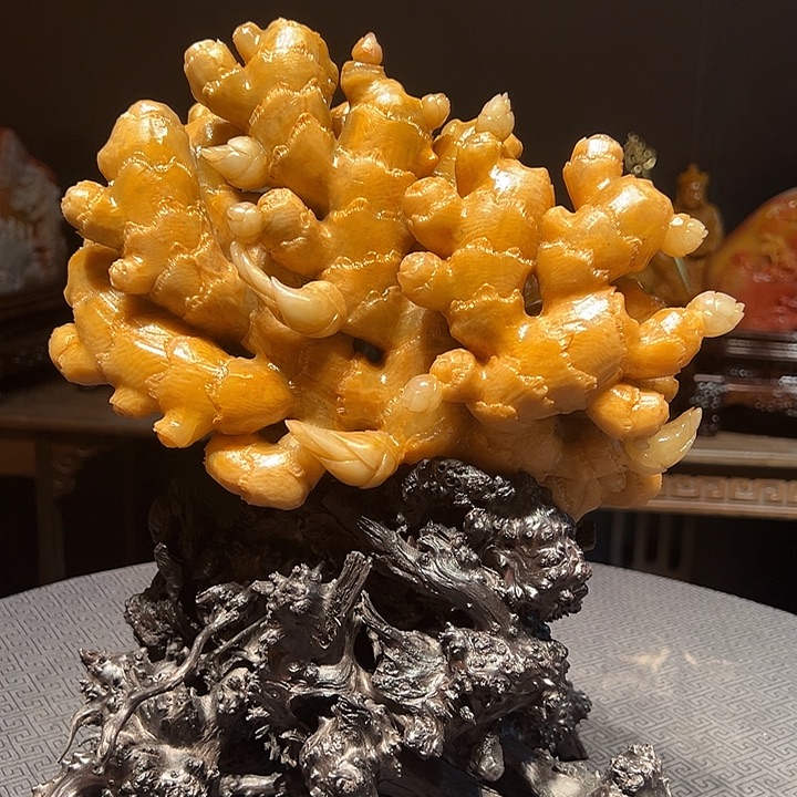 守***者寿山石寿山石雕刻工艺品