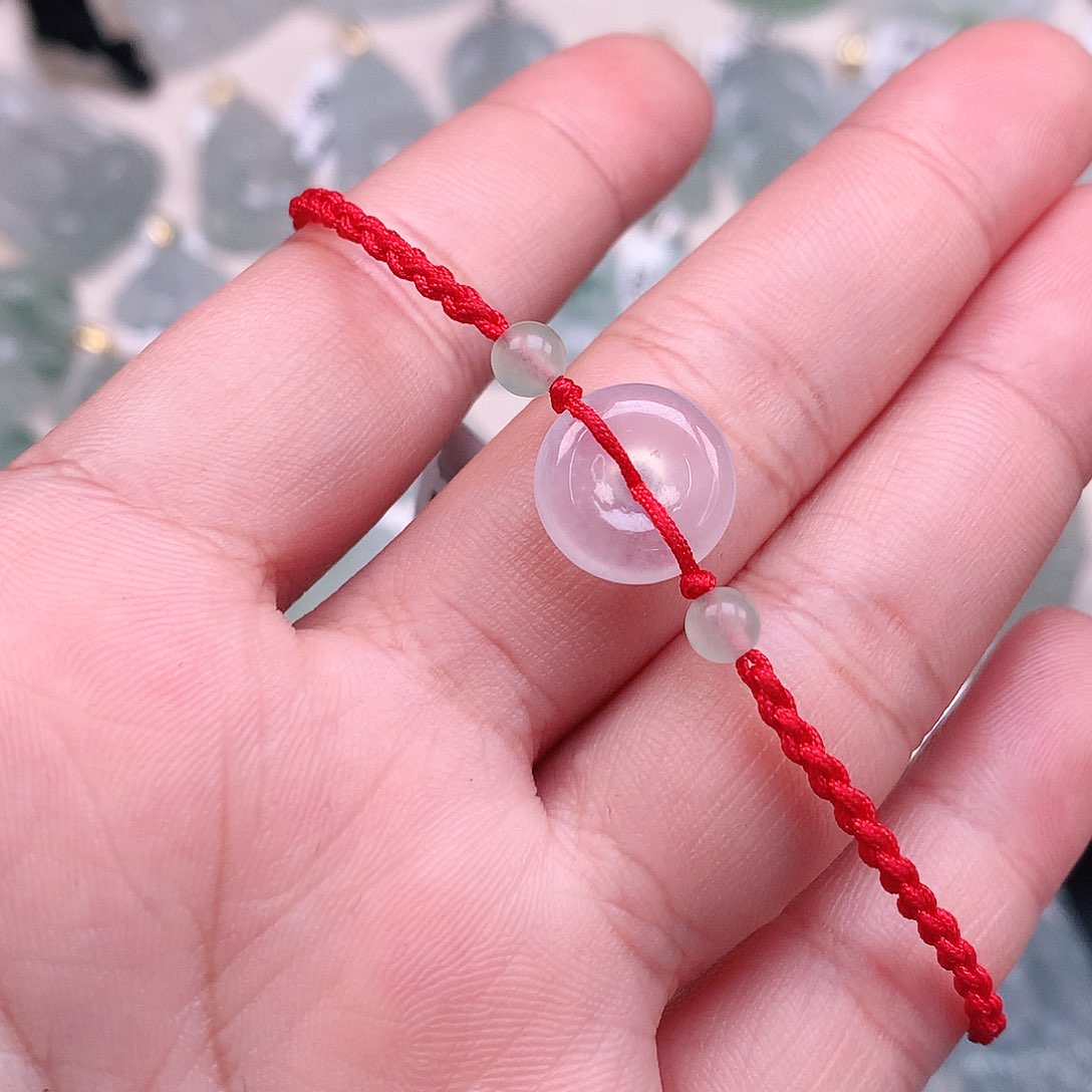 翡翠颈饰未镶嵌扣手串12.2^4