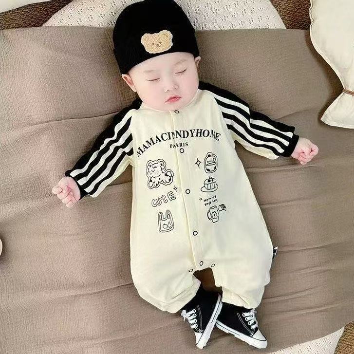 3号链接 春夏宝宝连体哈衣婴儿包屁衣儿童碎花