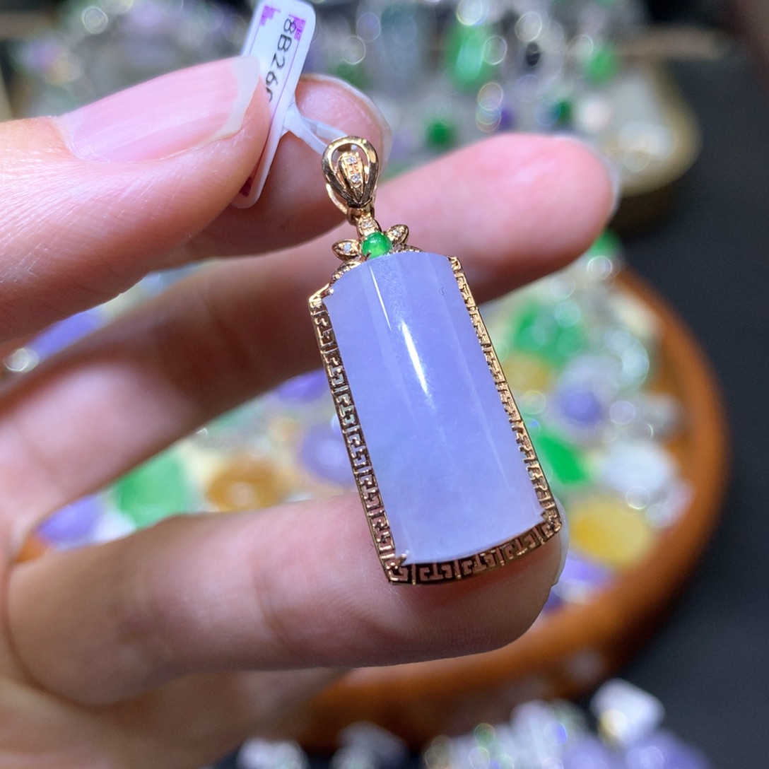 【闪购商品】翡翠颈饰未镶嵌翡翠吊坠项链