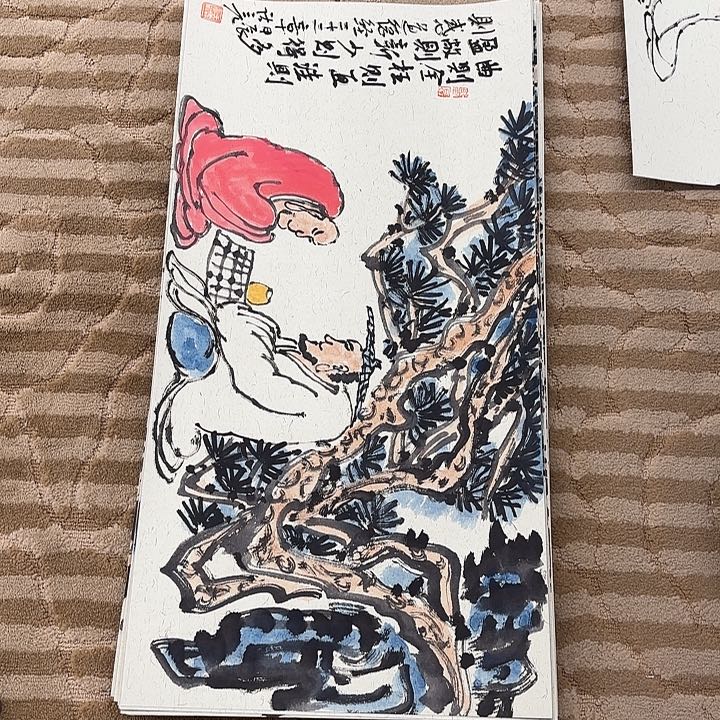 国画花鸟的故事也很