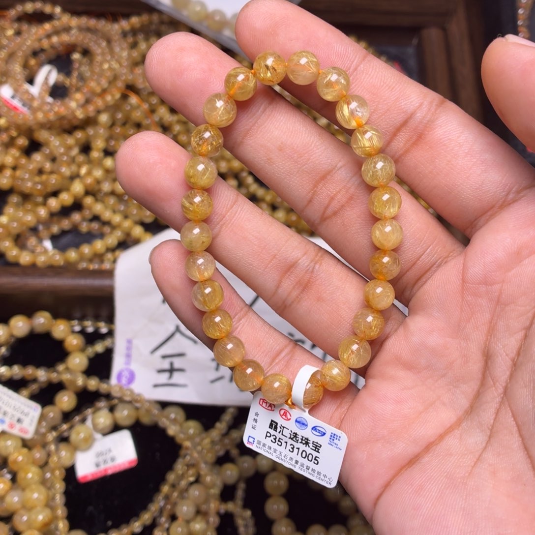 发晶手串未镶嵌卡7