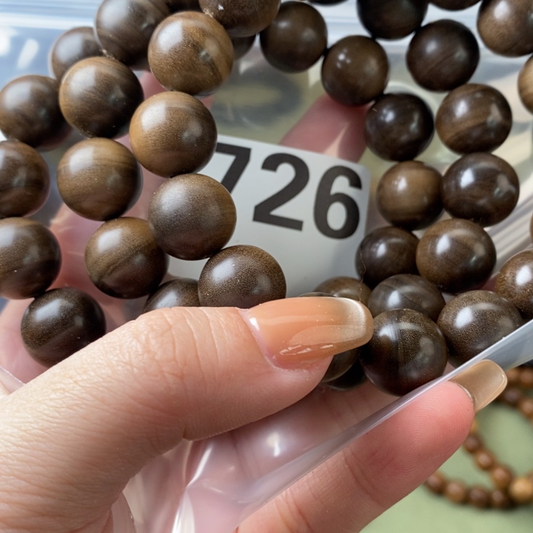 檀香木手串/手链1.4阴沉横纹726